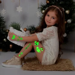 Christmas Temporary Tattoos For Kids, Glow In Dark Tattoos, Waterproof Luminous Tattoo Stickers, Christmas Decorations For Adults Kids Gifts -Xmas Mart Sales 71BxQT5nvRL. SL1500