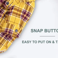 HOODDEAL Dog Shirts Lovely Cozy Striped Plaid Cotton Pet Clothes Breathable Strechy Christmas Costumes For Puppy Cat (L, Yellow) 12 HOODDEAL Dog Shirts Lovely Cozy Striped Plaid Cotton Pet Clothes Breathable Strechy Christmas Costumes For Puppy Cat (L, Yellow) -Xmas Mart Sales 71D5kT8cGeL. AC SL1500