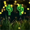 PAREKS Solar Cactus Garden Lights, Outdoor Neon Lights, Stake Lamp, Landscape Light, LED Lights Waterproof Path Lighting For Christmas Yard Lawn Patio Walkway Driveway Sidewalk Christmas Decor(1PCS) -Xmas Mart Sales 71EfzpKg40L. AC SL1500