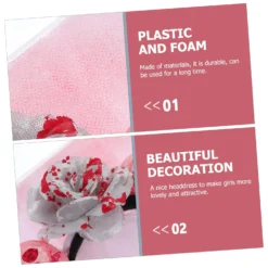 Amosfun 1Pc Halloween Headband Christmas Ornaments Headwear For Women Girls Veil Flower Veil Headband Halloween Bloody Decorations Halloween Party Headband Plastic Cosmetic Costume Demon -Xmas Mart Sales 71F hEvPpHL. SL1500