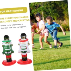 VANZACK 1 Set Toys For Outside Indoor Outdoor Ring Toy Cartoon Decorate Ferrule Nutcrackers Ring Toss Inflatable Nutcracker Christmas Parent-Child Christmas Toys Party Supplies -Xmas Mart Sales 71G9elYs60L. AC SL1500