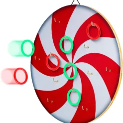 Christmas Ring Toss Games For Kids And Adults, 12 Inches Wooden Candy Ring Toss Game Fun Target Board For Indoor Outdoor Family Classroom Office 15 Christmas Ring Toss Games For Kids And Adults, 12 Inches Wooden Candy Ring Toss Game Fun Target Board For Indoor Outdoor Family Classroom Office -Xmas Mart Sales 71HKM06AL. AC SL1500