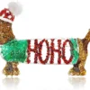 Christmas HOHO Santa Dog Dachshund Sausage Dog Red Bell Cute Animal Brooch And Pin For Women, Holiday Jewelry -Xmas Mart Sales 71I3rLxKWLL. AC UL1500