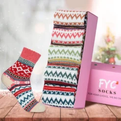FYC Women Socks Winter - Gifts For Women - Warm Thick Soft Wool Socks Christmas Gifts Socks Cozy Crew Socks -Xmas Mart Sales 71IwdGsLxjL. AC UL1100