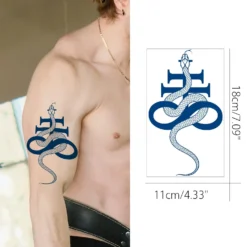 Aresvns Semi Permanent Tattoo For Men And Women,Waterproof And Long-Lasting 2 Weeks Tattoos, Realistic Fake Tattoos Stickers Christmas Gift 11 Aresvns Semi Permanent Tattoo For Men And Women,Waterproof And Long-Lasting 2 Weeks Tattoos, Realistic Fake Tattoos Stickers Christmas Gift -Xmas Mart Sales 71JX5PfmzqL. SL1500