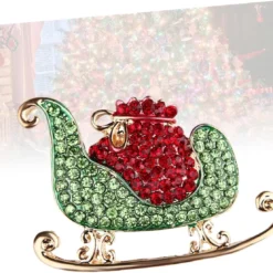 HAPINARY Christmas Brooch Sleigh Brooch Women Breastpin Brooch Pin Sled Rhinestones Corsage Miss Women Brooch -Xmas Mart Sales 71JkxndnV9L. AC UL1301