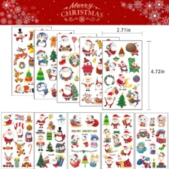 Christmas Temporary Tattoo Santa Claus Kids Tattoo Stickers 116 Pieces Waterproof Reindeer Candy Tree Socks Fake Tattoos Decoration For Girls Christmas Gift Makeup Party Face Body Tattoo Accessories 15 Christmas Temporary Tattoo Santa Claus Kids Tattoo Stickers 116 Pieces Waterproof Reindeer Candy Tree Socks Fake Tattoos Decoration For Girls Christmas Gift Makeup Party Face Body Tattoo Accessories -Xmas Mart Sales 71JvlEu3JgL. SL1000
