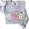 IZI POD Personalized Grandma Sweatshirt, This Nana Wears Her Heart On Her Sleeve, Nana Sweater, Valentines Gifts, Sweatshirt Nana, Mother's Day Shirt, Christmas Shirt For Women -Xmas Mart Sales 71KaXJIo0ZL. AC UL1325