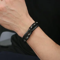 Memgift Gifts For Men Double-Row Braided Leather Bracelets For Man Cool Gifts For Dad Son Boyfriend Husband Birthday Gifts For Anniversary Leather Bracelet Christmas Anniversary 7.5 8.5 9 Inches 12 Memgift Gifts For Men Double-Row Braided Leather Bracelets For Man Cool Gifts For Dad Son Boyfriend Husband Birthday Gifts For Anniversary Leather Bracelet Christmas Anniversary 7.5 8.5 9 Inches -Xmas Mart Sales 71L6Pss8PWL. AC UL1500