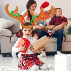 Glimin 12 Set Inflatable Antler Ring Toss Game Christmas Ring Toss Games Fun Xmas Party Game For Kids Adults Outdoor Indoor Christmas Party Favors, 12 Pcs Antlers 48 Pcs Rings 11 Glimin 12 Set Inflatable Antler Ring Toss Game Christmas Ring Toss Games Fun Xmas Party Game For Kids Adults Outdoor Indoor Christmas Party Favors, 12 Pcs Antlers 48 Pcs Rings -Xmas Mart Sales 71LAH5TdVL. AC SL1500