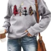 Barlver Women Christmas Fleece Sweaters Long Sleeve Fuzzy Sweatshirts Holiday Graphic Shirts -Xmas Mart Sales 71LEzeWgqZL. AC UL1200
