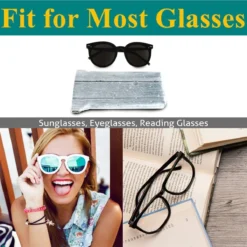 Glasses Pouch Eyeglasses Case - Christmas Wooden Winter Snowflake Squeeze Top Sunglasses Pouch Portable Eyewear Sleeve For Women Men Kids -Xmas Mart Sales 71LbAs2rLlL. AC UL1200