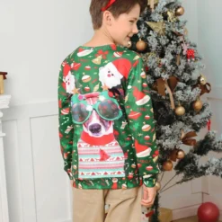 TUPOMAS Kids Ugly Christmas Sweater Boys Girls Xmas Sweatshirt Children Funny Fleece Tshirt 4-16 Years -Xmas Mart Sales 71M4lz8Nt2L. AC UL1500