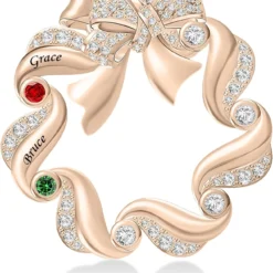 Personalized Brooch Pins With 1-6 Birthstones & Names Custom Brooches For Women Fashion Gift Mother Family Brooch For Anniversary Birthday Christmas -Xmas Mart Sales 71Mlx xJfwL. AC UL1500