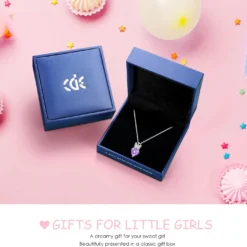 CDE Princess Queen Crown Necklace For Girls Women Love Heart Pendant Necklaces With Birthstone Crystal, Christmas Valentine’s Day Birthday Party Jewelry Gifts For Daughter Granddaughter Niece Teen Girl -Xmas Mart Sales 71MsGPA4 yL. AC UL1500