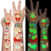 Awinmay Luminous Christmas Temporary Tattoos For Kids - 120 Pieces Christmas Glow In The Dark Tattoos For Boys And Girls,Christmas Gifts Christmas Party Favors For Kids Goody Bag Stuffers 10 Sheets