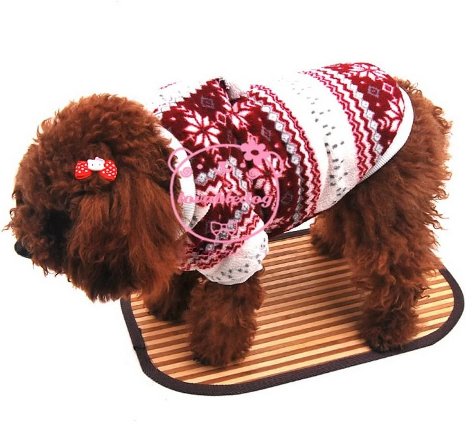 ZUNEA Velvet Small Dog Cat Coat Jacket Hooded Warm,Puppy Christmas Sweater Xmas Costume Pet Winter Jumper Soft Chihuahua Clothes Apparel Red L 3 ZUNEA Velvet Small Dog Cat Coat Jacket Hooded Warm,Puppy Christmas Sweater Xmas Costume Pet Winter Jumper Soft Chihuahua Clothes Apparel Red L