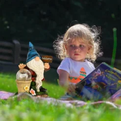 DiliComing Garden Gnomes Outdoor Statues - Gnome Decorations For Home, Christmas Resin Gnome Figurine With Solar Light, Yard Gnome Ornament, For Thanksgiving And Christmas 11 DiliComing Garden Gnomes Outdoor Statues - Gnome Decorations For Home, Christmas Resin Gnome Figurine With Solar Light, Yard Gnome Ornament, For Thanksgiving And Christmas -Xmas Mart Sales 71PBRWWbWUL. AC SL1500