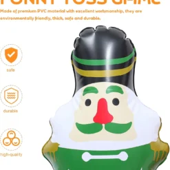 Sosoport 1 Set Christmas Ring Game Kids Outdoor Toys Outdoor Decor Nativity Toys For Kids Christmas Party Games Snowman Ornament Giant Inflatable Ring Toss Christmas Inflatable Snowmen Gift -Xmas Mart Sales 71Q5cbwLUL. AC SL1500