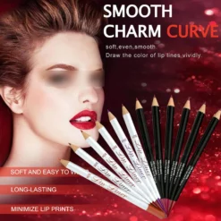 Waterproof Lip Liner, Precise Longer Christmas Makeup Slim Lip Pencil, 12 Colors Matte Lip Liner Set, For Holiday, Party, Going Out, Party -Xmas Mart Sales 71QSkH28ksL. SL1500