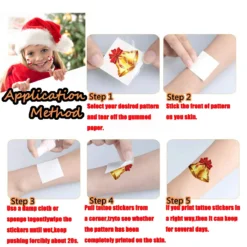 144 PCS Assorted Christmas Temporary Tattoos, Waterproof Body Face Stickers Birthday Stocking Stuffed Xmas Gifts Party Favors For Adults Kids, 72 Patterns 12 144 PCS Assorted Christmas Temporary Tattoos, Waterproof Body Face Stickers Birthday Stocking Stuffed Xmas Gifts Party Favors For Adults Kids, 72 Patterns -Xmas Mart Sales 71QaBkIESkL. SL1200