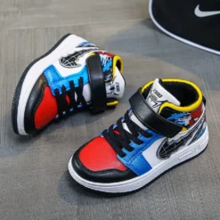 Shoes For Kids High Top Sneakers For Boys Girls Hip-Hop Dancing Shoes For Halloween Christmas Party -Xmas Mart Sales 71R1ZsvuZJL. AC UL1000