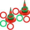 10 Pieces Christmas Inflatable Ring Toss Game, Includes 2 Pieces Inflatable Witch Hat 8 Pieces Inflatable Ring, Hat Ring Toss Game Set For Christmas Party Decoration Supplies Accessories -Xmas Mart Sales 71SLSeP9I0L. AC SL1500
