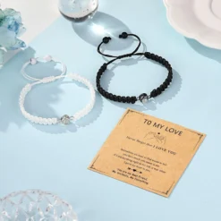 UNGENT THEM I Love You 100 Languages Braided Rope Bracelets Couples Gifts For Boyfriend, Girlfriend, My Love, Soulmate, Anniversary Valentines Day Birthday Christmas Gift For Him And Her -Xmas Mart Sales 71Sf1vW xSL. AC UL1500