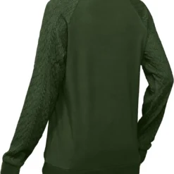 Saloogoe Womens Sweaters Dressy Casual Fashion Tops Long Sleeve Shirts Christmas Green M -Xmas Mart Sales 71SfD8 wwFL. AC UL1500