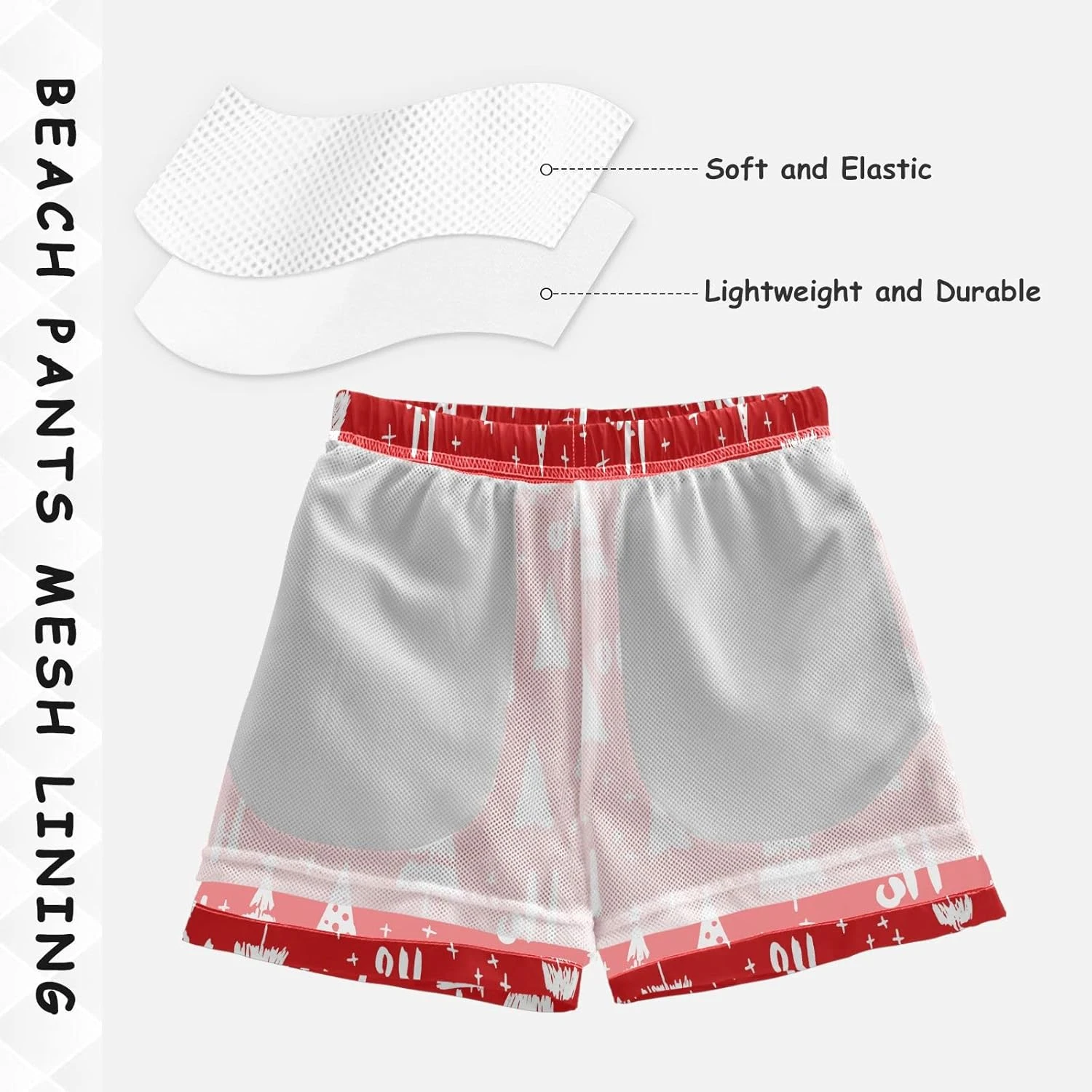 Christmas Tree Hohoho Boys Swim Trunks Toddler Beach Board Shorts Quick Dry Kids Swimwear Bathing Suits L 6 Christmas Tree Hohoho Boys Swim Trunks Toddler Beach Board Shorts Quick Dry Kids Swimwear Bathing Suits L - Image 4