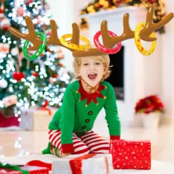 Inflatable Reindeer Antler Ring Toss Game, Antler Ring Toss Game For Kids Adults, 2Sets Christmas Party Ring Toss Games For Xmas Party Fun Games -Xmas Mart Sales 71TDoP DkOL. AC SL1500