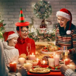 Kobit Christmas Ring Toss Game Set Inflatable Christmas Tree Headband Inflatable Xmas Witch Hat With Pump Target Game Toys For Kids Family Christmas Party Game -Xmas Mart Sales 71UZPsLxkeL. AC SL1500