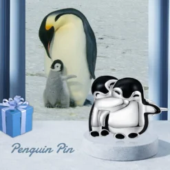 Penguin Pin Penguin Gifts Penguin Brooches 925 Sterling Silver Animal Christmas Jewelry For Women Sister Mom Mother -Xmas Mart Sales 71Uu5SiIgL. AC UL1500