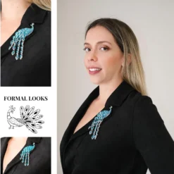 GENERIC FABMODE Rhinestone Peacock Brooch Pin, Handmade Exquisite Exaggerated Jewelry Big Blue Green Crystal Bird Animal Brooches Lapel Collar Suit Shirt Coat Pins Elegant Dress Accessories Wedding Christmas Birthday Valentine Jewelry Gift For Women Fashion Girls Mom Girlfriend (B) 11 GENERIC FABMODE Rhinestone Peacock Brooch Pin, Handmade Exquisite Exaggerated Jewelry Big Blue Green Crystal Bird Animal Brooches Lapel Collar Suit Shirt Coat Pins Elegant Dress Accessories Wedding Christmas Birthday Valentine Jewelry Gift For Women Fashion Girls Mom Girlfriend (B) -Xmas Mart Sales 71VjSF B2RL. AC UL1500