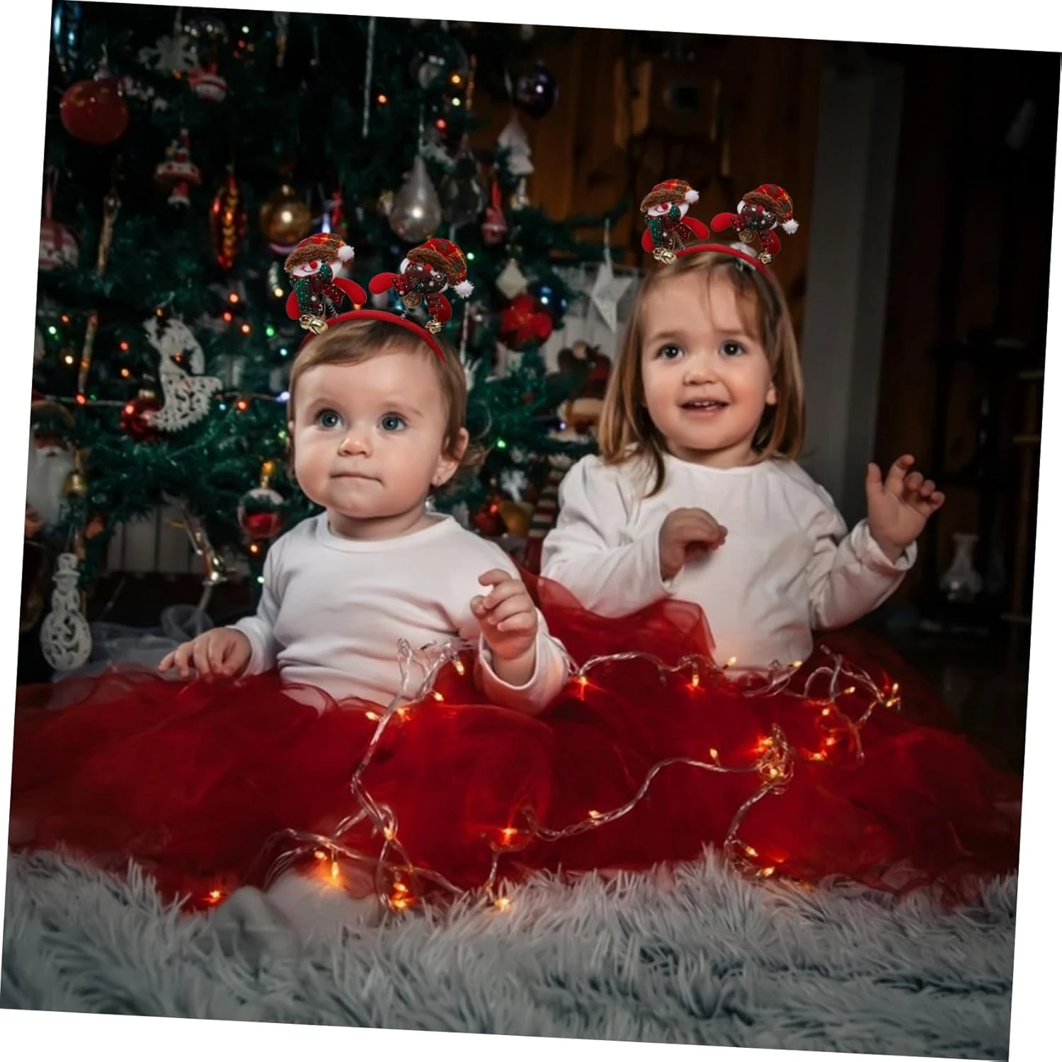 Amosfun 1 Set Veil Bow Tiara For Girls Bride Veils For Wedding Costumes Christmas Costume Accessories Antler Hairband Christmas Veil Mesh Christmas Hair Accessory Girls Veil Headband 6 Amosfun 1 Set Veil Bow Tiara For Girls Bride Veils For Wedding Costumes Christmas Costume Accessories Antler Hairband Christmas Veil Mesh Christmas Hair Accessory Girls Veil Headband - Image 4