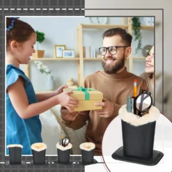 Copkim 6 Pack Plush Lined Glasses Holder Stand Eyeglasses Holder Case Protective Eyeglass Holder For Desks Room Office Nightstands Women Man Thanksgiving Day, Christmas, Birthday Gifts -Xmas Mart Sales 71W6heVF RL. AC UL1500