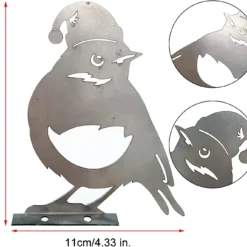 Reagia Metal Bird Decoration With Christmas Hat, Robin Statue Metal Garden Birds Outdoor Decor Garden Bird Ornaments Perfect Robin Gifts For Garden, Trees, And Fences (Christmas Hat) 14 Reagia Metal Bird Decoration With Christmas Hat, Robin Statue Metal Garden Birds Outdoor Decor Garden Bird Ornaments Perfect Robin Gifts For Garden, Trees, And Fences (Christmas Hat) -Xmas Mart Sales 71WDuznB6KL. AC SL1500