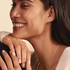 Earrings For Women, 7/8 Pairs Stud Earrings Set For Men Girl, COMOSO 18K White Gold Plated S925 Sterling Silver Cubic Zirconia Earrings Studs 3-8mm, Birthday Christmas Gift -Xmas Mart Sales 71WflpNac3L. AC UL1500