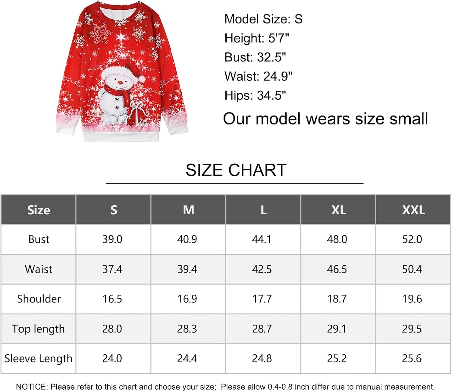 MYHALF Merry Christmas Shirt For Women Crewneck Funny Snowman Graphic Sweatshirt Casual Holiday Long Sleeve Tops 8 MYHALF Merry Christmas Shirt For Women Crewneck Funny Snowman Graphic Sweatshirt Casual Holiday Long Sleeve Tops - Image 6