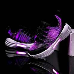 PYYIQI Fiber Optic Led Shoes For Kids Light Up Sneaker Shoes For Boys Girls Flashing Dancing Shoes For Festivals, Christmas, Halloween, New Year Party With USB Charging -Xmas Mart Sales 71XOznOB5rL. AC UL1500