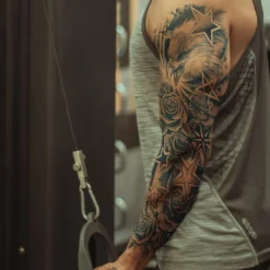 Aresvns Semi Permanent Sleeve Tattoo For Men And Women, Realistic Temporary Tattoos Full Arm Waterproof & Long-Lasting 2-3 Weeks Christmas Gift -Xmas Mart Sales 71Y661atJiL. SL1500