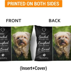 Launchigo Customized Dog Love - Photo Pillow. Custom Pillow With Text. Customizable Pillow. Gift For Halloween, Thanksgiving, Christmas & Birthdays. (Insert+Cover) (14"X14", Photo Pillow 04) -Xmas Mart Sales 71YTZanfCXL. AC SL1500
