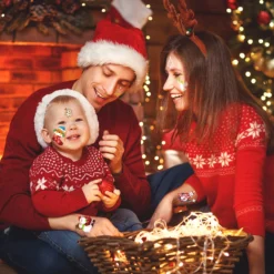 Partywind Glow Christmas Party Decorations, Luminous Christmas Temporary Tattoos For Kids Stocking Stuffers, Xmas Holiday Decorations Party Favors Supplies Games Gifts For Boys And Girls (4 Sheets) -Xmas Mart Sales 71ZZKm8d0uL. SL1500