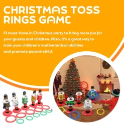 Sosoport 1 Set Christmas Ring Game Kids Outdoor Toys Outdoor Decor Nativity Toys For Kids Christmas Party Games Snowman Ornament Giant Inflatable Ring Toss Christmas Inflatable Snowmen Gift -Xmas Mart Sales 71ZsSfwEZ4L. AC SL1500