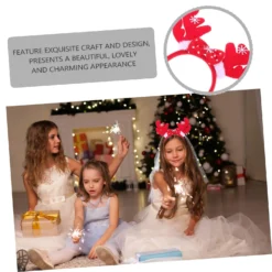 FOMIYES 1 Set Veil Bow Bride Hair Piece Girls Headband Bridal Veils For Wedding Reindeer Costume Headdress Antler Hairband Xmas Headband For Girls Mesh Christmas Girls Veil Headpiece Ear 13 FOMIYES 1 Set Veil Bow Bride Hair Piece Girls Headband Bridal Veils For Wedding Reindeer Costume Headdress Antler Hairband Xmas Headband For Girls Mesh Christmas Girls Veil Headpiece Ear -Xmas Mart Sales 71aFUG4q3YL. SL1500