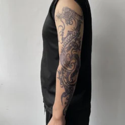 Aresvns Semi Permanent Sleeve Tattoos For Men And Women, Realistic Temporary Tattoos Full Arm Waterproof & Long-Lasting 2-3 Weeks Christmas Gift -Xmas Mart Sales 71aIjNfJacL. SL1500