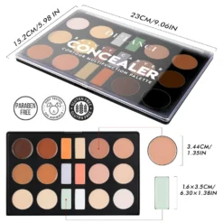 DE'LANCI Concealer Palette, 18 Color Cream Contour Makeup Palette For Foundation, Full Coverage True Complexion Contour Palette Professional Natural With Waterproof & Malleability Performance Christmas Makeup -Xmas Mart Sales 71aeWjg9MdL. SL1500