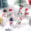 Soaoo 80 Pcs Christmas Mini Resin Snowman Figurines Christmas Micro Landscape Ornament Miniature Snowman Figurines With Hat Xmas Mini Snowmen Figures For DIY Fairy Garden Dollhouse Festival Decoration 2 Soaoo 80 Pcs Christmas Mini Resin Snowman Figurines Christmas Micro Landscape Ornament Miniature Snowman Figurines With Hat Xmas Mini Snowmen Figures For DIY Fairy Garden Dollhouse Festival Decoration -Xmas Mart Sales 71c8u2C8ggL. AC SL1500