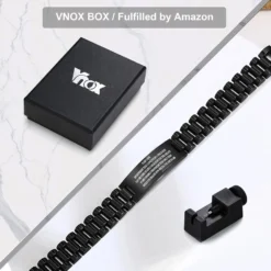 VNOX Engrave Love Quote Link Bracelet For Men Husband/Boyfriend/Son/Lover/Brother/Teen Valentines Day Christmas Birthday Gifts For Him,Personalized Gifts -Xmas Mart Sales 71cxWsNYdDL. AC UL1500