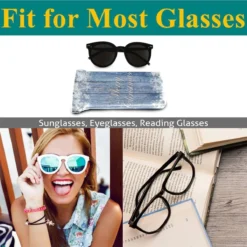 Glasses Pouch Eyeglasses Case - Christmas Blue Wooden Snowflake Squeeze Top Sunglasses Pouch Portable Leather Soft Eyewear Case For Women Men -Xmas Mart Sales 71eRmSkmDnL. AC UL1200